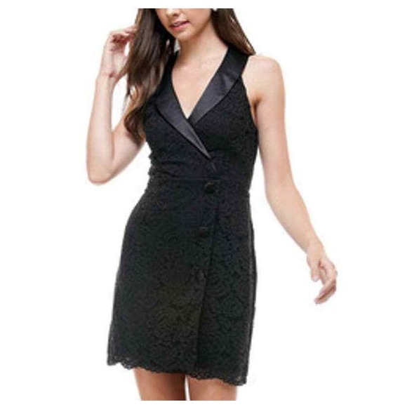 City Studio Junior Black Dress Size 15 New - Picture 1 of 9